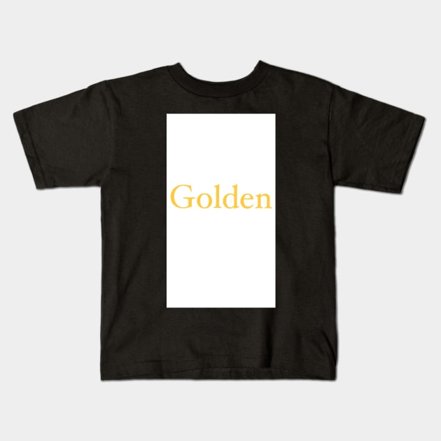 Golden design Kids T-Shirt by BlossomShop